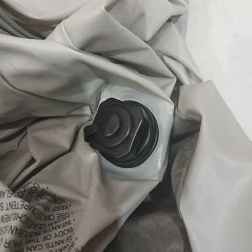 Intex Dura-Beam Series Deluxe Comfort Plush Mid Rise Airbed with Internal Electric Pump and Carrying Bag - QUEEN - 13" Height - Grey/White (Model: 67769ED) image 4