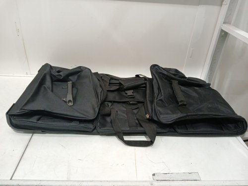 LuggageKing Durable Waterproof Cargo Duffle Bag with wheels - 40" - BLACK image 2