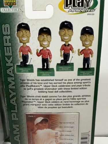 4PC FULL SET UPPER DECK COLLECTIBLES TIGER WOODS TIGER SLAM PLAY MAKERS FIGURES COLLECTION, 2000-2001 image 14