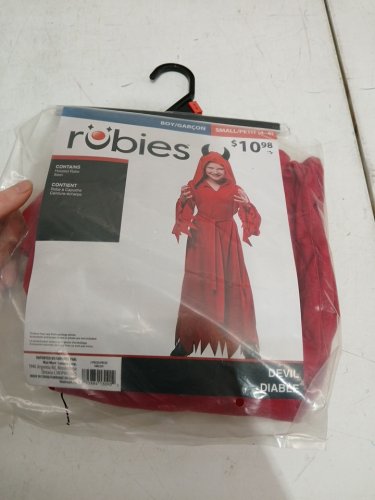 2PC RUBIES KIDS DEVIL COSTUME - SMALL (4-6) - RED (STYLE: DEVIL) image 2