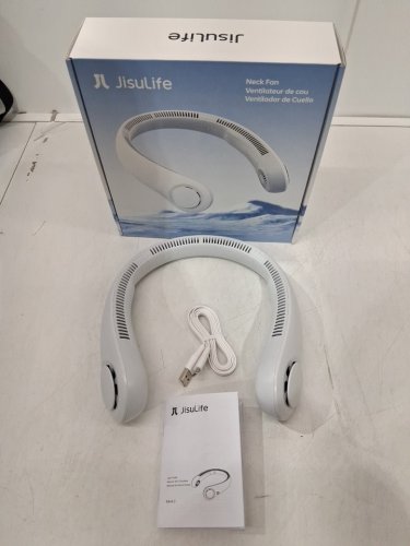 Jisulife LIFE4 5-Speed portable neck fan - OSFM - White (model: fa14-s) image 2