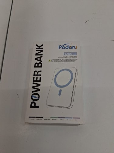 PODORU MAGSAFE MAGNETIC BATTERY PACK WITH TYPE-C CABLE FOR WIRELESS CHARGER - 10000MAH - 15W - BLACK (MODEL: ‎KT-D003) image 4