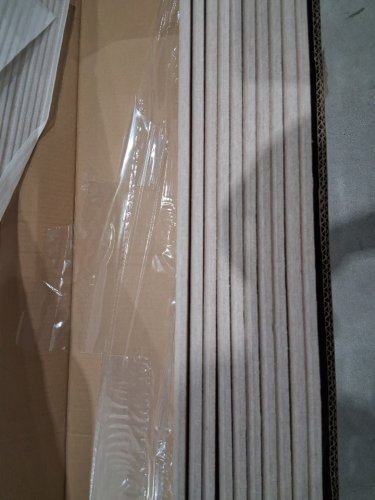 10PK ART3DWALLPANELS polyester SOUNDPROOF self ADHESIVE ACOUSTIC WALL PANELS - 24" x 48" x 0.35" - CAMEL image 4