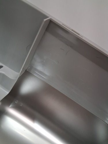 SILUI Extra Large Stainless Steel Cat Litter Box with Lid and Litter Trapping Grid - 23" x 17" x 14" - grey image 4