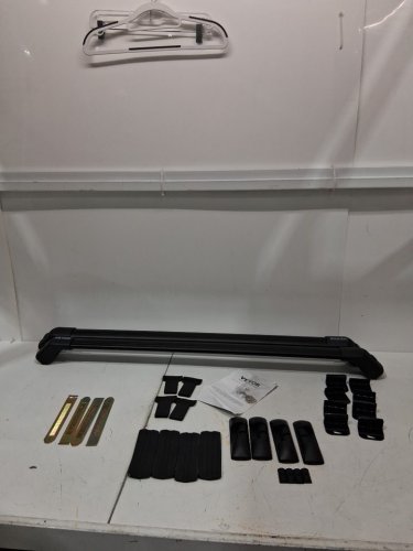 2PK Universal Roof Rack Cross Bars - 41" - 155lbs max - for SUVs, Sedans, and Vans - black (model: hj-rb017) image 3