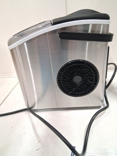 EUHOMY Countertop Ice Maker Machine with Handle, Basket and Scoop - MAKES 26LBS Per Day - stainless steel - (MODEL: IM001-BSI-CAEH / im-06s) image 7