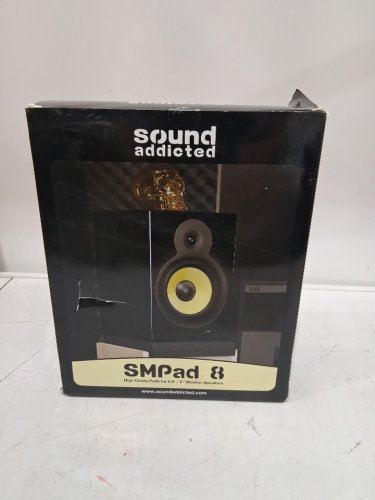 Sound Addicted Studio Monitor Isolation Pads - Suitable for 6.5", 7", 8" Speakers - Black (Model: 4336353374) image 2