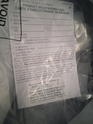EVENFLO REVOLVE360 EXTEND ROTATING CAR SEAT - QUARTZ (MODEL:CS360212545C) image 4