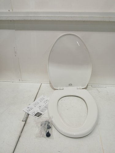 BEMIS SLOW CLOSE EASY CLEAN TOILET SEAT - ELONGATED 18.5" - WHITE - ( MODEL: 7300SLEC 000 ) image 4