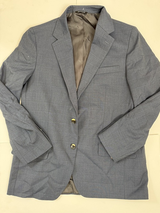 MEN'S J.M. HAGGaR PREMIUM CLASSIC SUIT JACKET - 42 R/R - NAVY BLUE (STYLE: 1772502) image 2