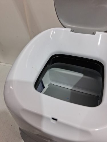 LITTER GENIE PAIL STYLE CAT LITTER WASTE DISPOSAL SYSTEM - WHITE/GREY (MODEL: 00666594210890) image 3