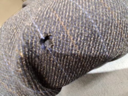 Women's Matty M Wide Leg Trouser Pant - large - Navy Blue/Grey (Style: 1939700) image 2