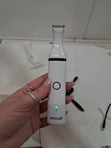 oneisall paw trimmer with double blades - white (model: c61) image 2