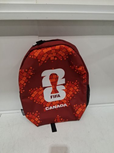 adult unisex fifa world cup 2026 team canada backpack - red/white (model: 1986061) image 2