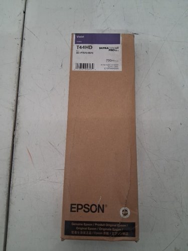 EPSON ULTRA chrome pro 12 ink t44 series ink cartridge for SC-P7500/SC-P9570 surecolor photo printer - violet (model: t44hd20) image 2