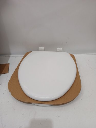 Bemis Mayfair Cushioned Vinyl Toilet Seat - 17" - White (model: 1815CP) image 4