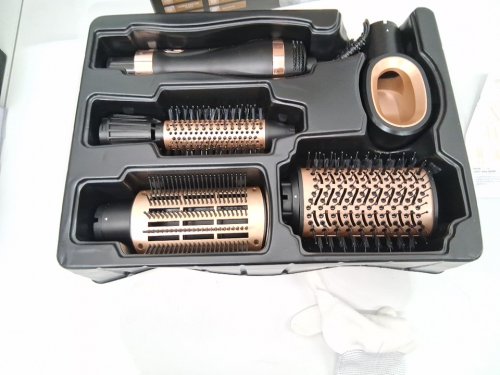 4-IN-1 HOT AIR BRUSH - 125 V 60HZ 1000W - BLACK / ROSE GOLD (MODEL: CT-536) image 3