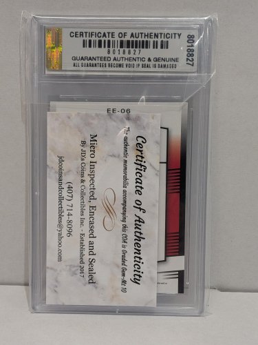 LIONEL MESSI EXCLUSIVE LEGENDS FIFA CARD - JDCC GEM MINT 10 - 2022 LEAF #EE-6 image 3