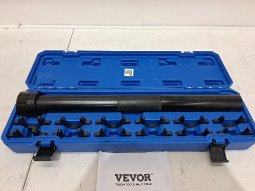 13pc vevor heavy duty inner tie rod removal tool kit with storage case - 1/2" drive tube - black/blue (model: xc1049) image 4