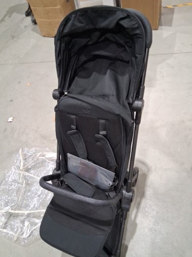 mompush Nexis Ultra-Lightweight One-Second Auto-Fold baby stroller - 50lbs max  - black (model: T523m) image 5