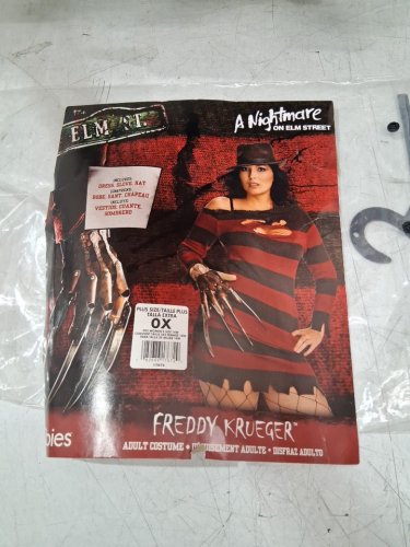 womens **DRESS ONLY** SECRET WISHES FREDDY KRUEGER COSTUME FROM "A NIGHTMARE ON ELM STREET" - PLUS SIZE (DRESS SIZE 14-16) (MODEL: 17672) image 3