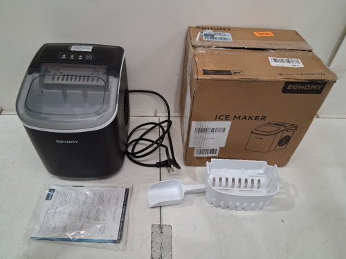 EUHOMY Countertop Ice Maker Machine - MAKES 26LB/Day - BLACK (MODEL: im-06d/IM001-Bbl-CAEH) image 2
