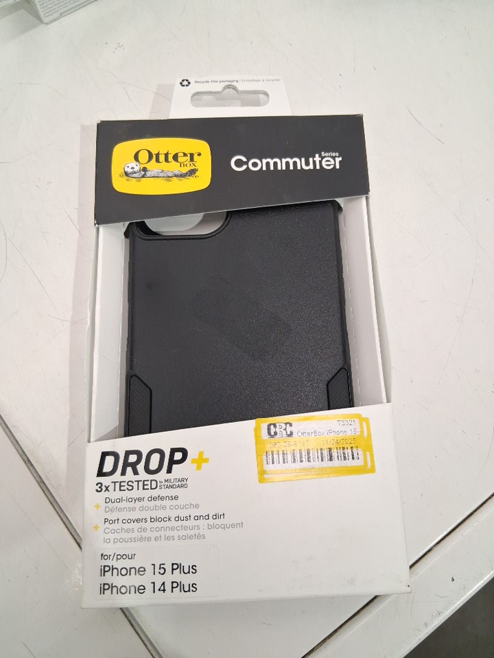 OtterBox Symmetry Series Ultra-Sleek MAGSAFE Case for iPhone 14/15 PLUS - Black (MODEL: 77-89070) image 2