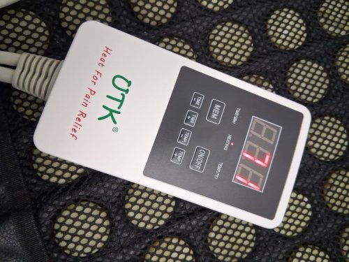 UTK INFRARED HEATING PAD W/ REMOTE, 53 NATURAL JADES HEATING PAD FOR PAIN - MEDIUM (21"X31") - (MODEL: H11A1) image 4