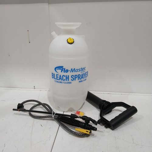 FLO MASTER BLEACH AND CHEMICAL SPRAYER - 1.5GAL - WHITE (MODEL: 1415BC) image 3