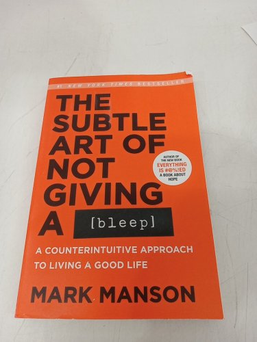 (PAPERBACK) The Subtle Art of Not Giving a Bleep: A Counterintuitive Approach to Living a Good Life BY MARK MANSON image 2