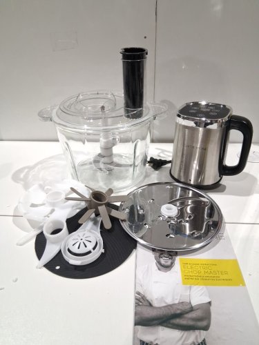 curtis stone digital glass bowl chop master - black image 3