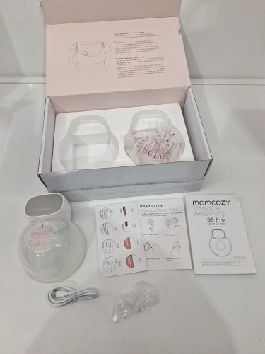 momcozy wherever wearable breast pumps - white (model: s9 pro) image 4