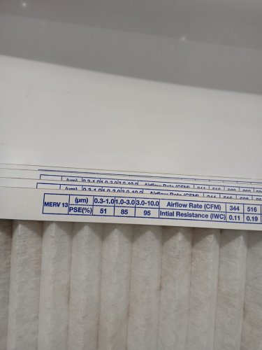 5PK Aerostar Pleated Air Filter - MERV 13 - 16-3/8" x 21-1/2" x 1 - WHITE image 3