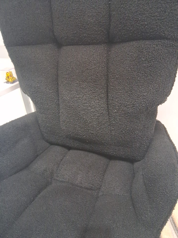 Zedachica button tufted Rocking Chair - 37" x 26" - black (Model: tdryy-01-black) image 6
