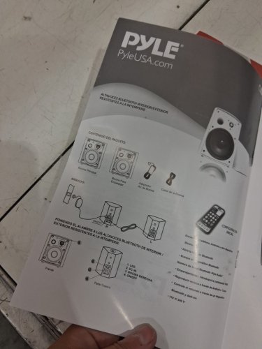 Pyle Audio Wall Mount Waterproof Bluetooth Indoor and Outdoor Speaker System Pair with Built in Digital Amplifier, 300W- BLACK (MODEL: pdwr52btbk) image 5