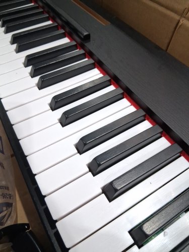Eastar Full-Size Electric Digital Piano 88 Key Velocity-Sensitive Keyboard for Beginner with stand and pedal (model: EUP-80) image 10