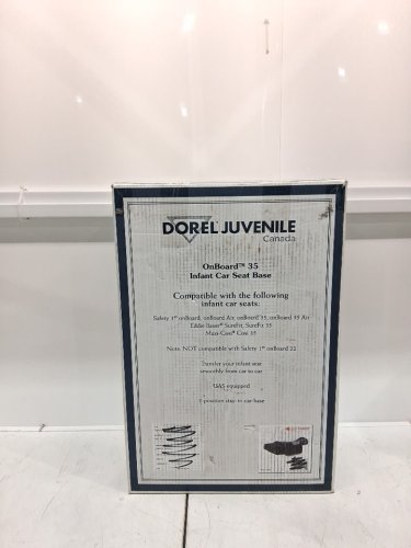 DOREL JUVENILE SAFETY 1ST EXTRA CAR SEAT BASE, FOR ONBOARD 35 / SUREFIT 35 / MAXI-COSI 35 CAR SEATS - BLACK (MODEL: 22075CBLK) image 2