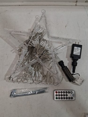 WATERFALL LED STAR LIGHTS WITH REMOTE - 11.8FT - 344 LED image 3