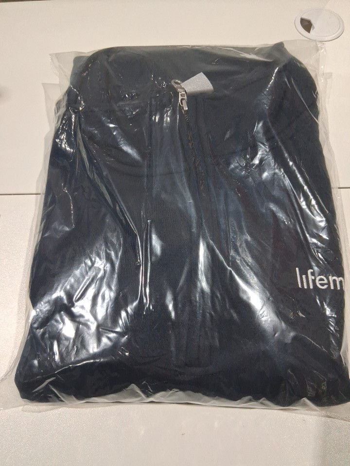 *CUSTOM* UNISEX FLEECE LINED QUARTER ZIPPER SWEATER - LIFEMARK LOGO -EXTRA LARGE - NAVY image 2