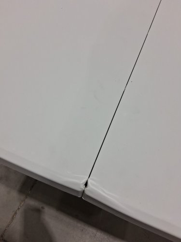 Heavy Duty Plastic Folding Table - 4.9FT x 2.29FT x 2.4FT - White (MODEL:TB001WH-60) image 4