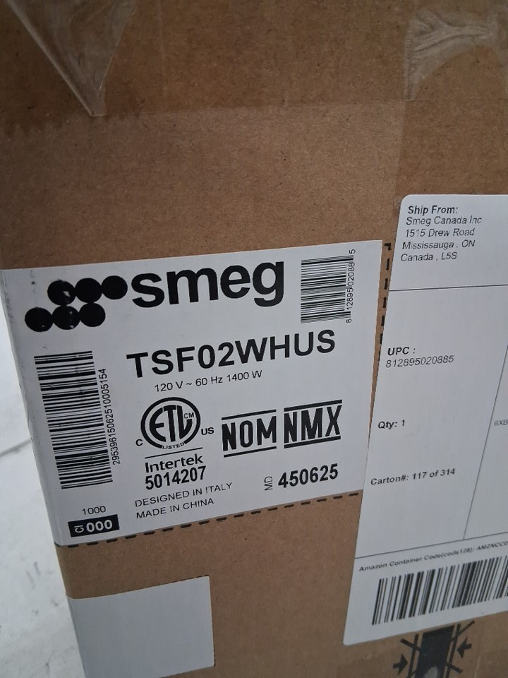 SMEG 4-Slice Long-Slot Toaster - WHITE (MODEL: TSF02WHUS) image 3