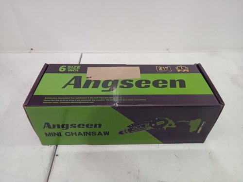 angseen cordless electric lightweight mini chainsaw - 6"/2000mah/850W- green/black (model: SY-LT05) image 2