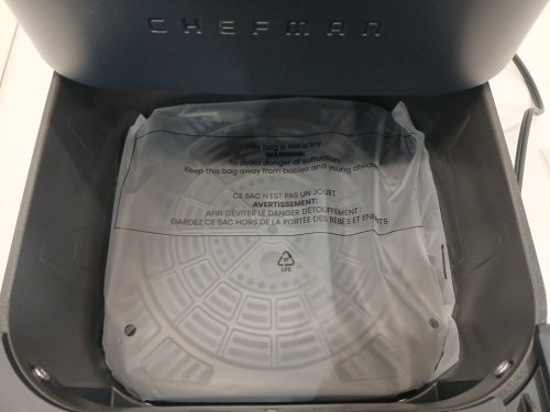 CHEFMAN CRISPINATOR HIGH POWERED AIR FRYER - 8QT - BLACK (MODEL: C38-8WD7-1M-1CAP / 1993109) image 4