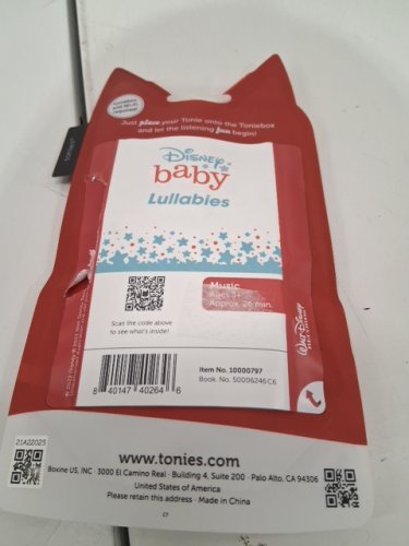Tonies Disney Baby Lullabies audio character Compatible with all Tonie boxes - AGES 3+ - BLUE/ORANGE image 3