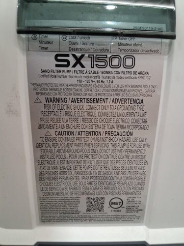INTEX SX1500 Krystal Clear Sand Filter Pump for Above Ground Pools - 1500 GPH (model: SF90110-2) image 14