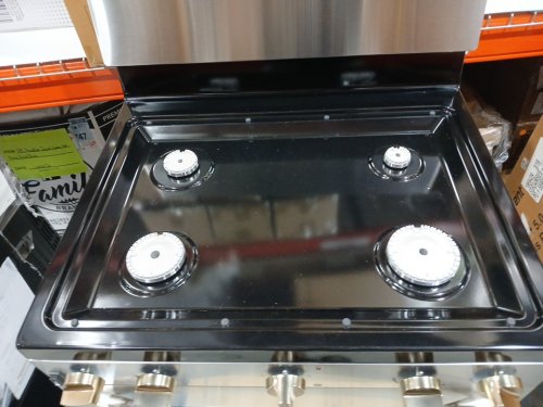 Element Stainless Steel Gas Range Stove and Oven - 30" - 5 Cu.FT - Silver/Black (Model: egr34mses-ca) image 4