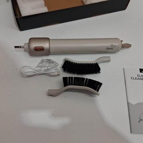 palnests Electric Cleaning Brush for Multi-Surface Deep Clean - 3-Speed - satin gold (model:  pn-cb02) image 3