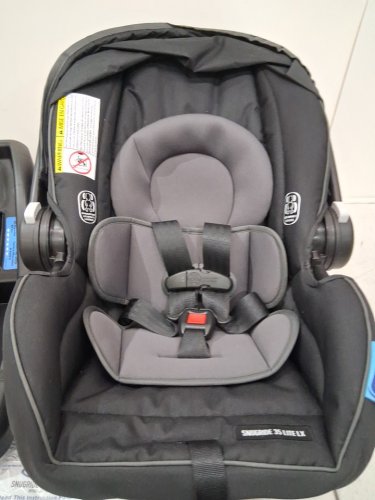 GRACO SNUGRIDE 35 LITE LX INFANT CAR SEAT - GOTHAM FASHION BLACK/GREY (MODEL: 2143034) image 6