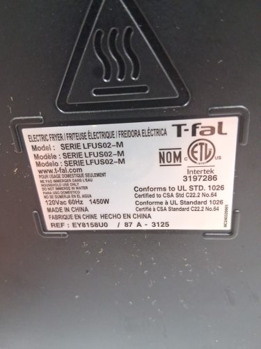 t-fal infrared heat technology air fryer - 5L / 5.3QT - black - (Model: 1991991) image 8