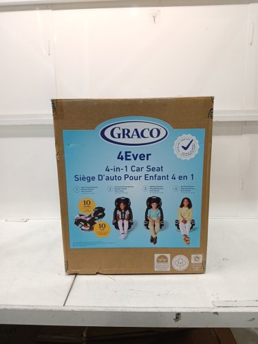 GRACO 4EVER 4-IN-1 CONVERTIBLE FROM INFANT TO TODDLER CAR SEAT with WASHABLE SEAT COVER - 4-120lb capacity - DREW STYLE /navy blue (MODEL: 2168323) image 2